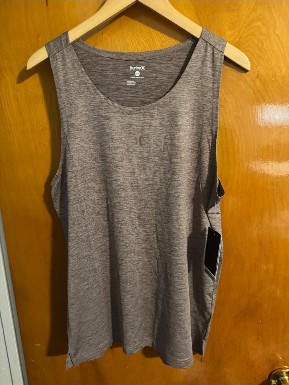 Hurley Tank Top Mens Medium Brown